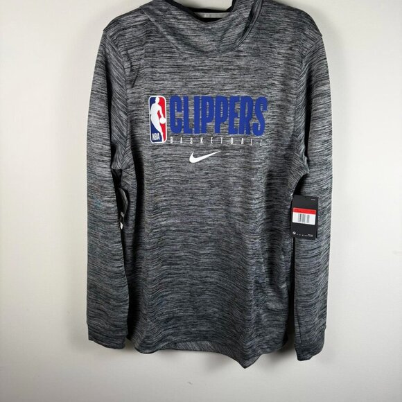 NWT Nike Los Angeles Clippers Team Issue Authentic Warm Up Hoodie Large Tall - Picture 1 of 5